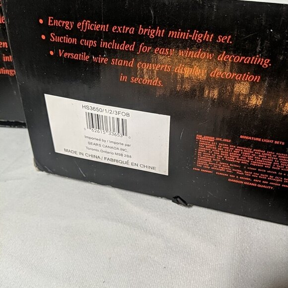 3 Set Vintage Sears Halloween Silhouettes Lights Window Decor Cat Witch Ghost - Picture 9 of 16